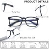SIGVAN 4 Pack Progressive Multifocus Reading Glasses for Women Men