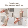 Toothbrush Case, Toothbrush Holder and Rinse Cup, Large Capacity Toothbrush