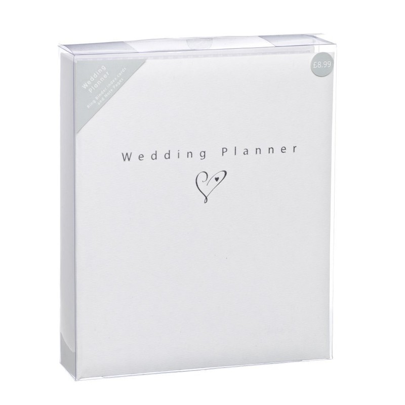 White & Silver Wedding Planner