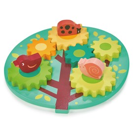 Mentari Wooden Tree Spinning Gears - Explore Physics & Nature with a Colorful Sensory Table! Interactive Education with Gears Makes a Perfect Addition to Any Collection of Sensory Toys!
