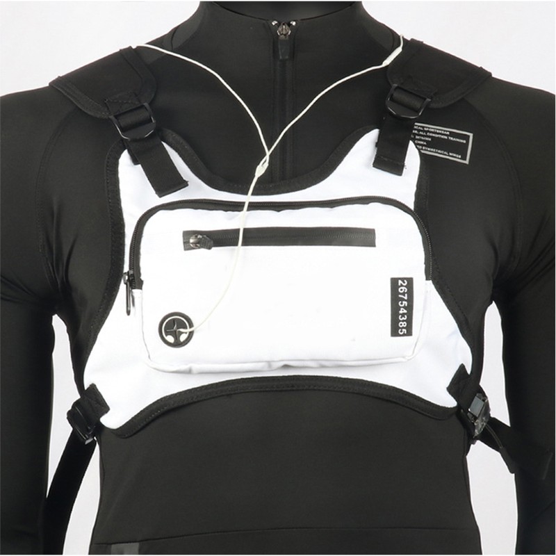 Sports Running Backpack Vest with Phone Hole Reflective Functional Men