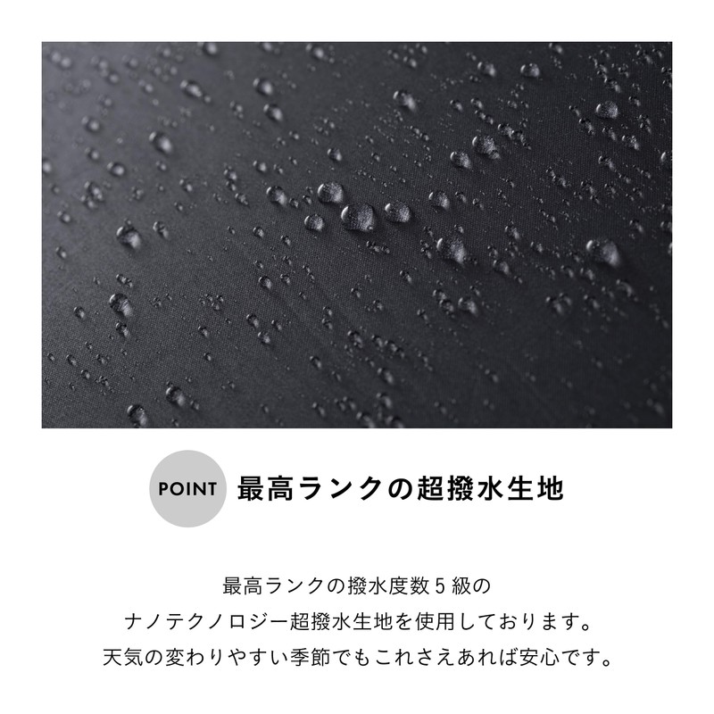 assa Folding Umbrella, Carbon Material, Lightweight, Under 7.1 oz (200