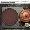 Small Tea Tray Simple Round Alloy Decorative Tea Serving Tray