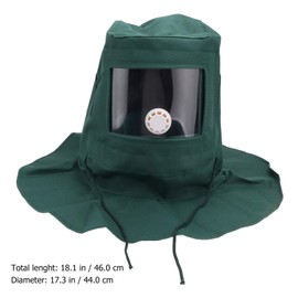 UKCOCO Sand Blasting Hood- Abrasive Sandblasting Tool With Hood Canvas Dust- Proof Equipment for Dust Removal, Cement Packaging, Grinding, Etc.