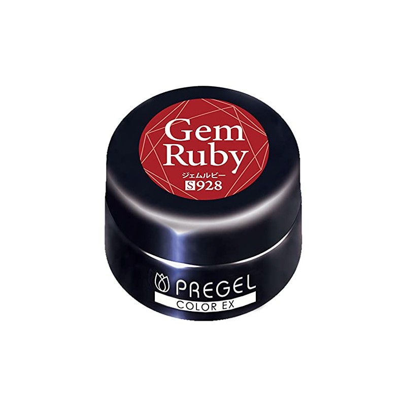 PRE GEL Color EX Gem Ruby 0.1 oz (3 g)
