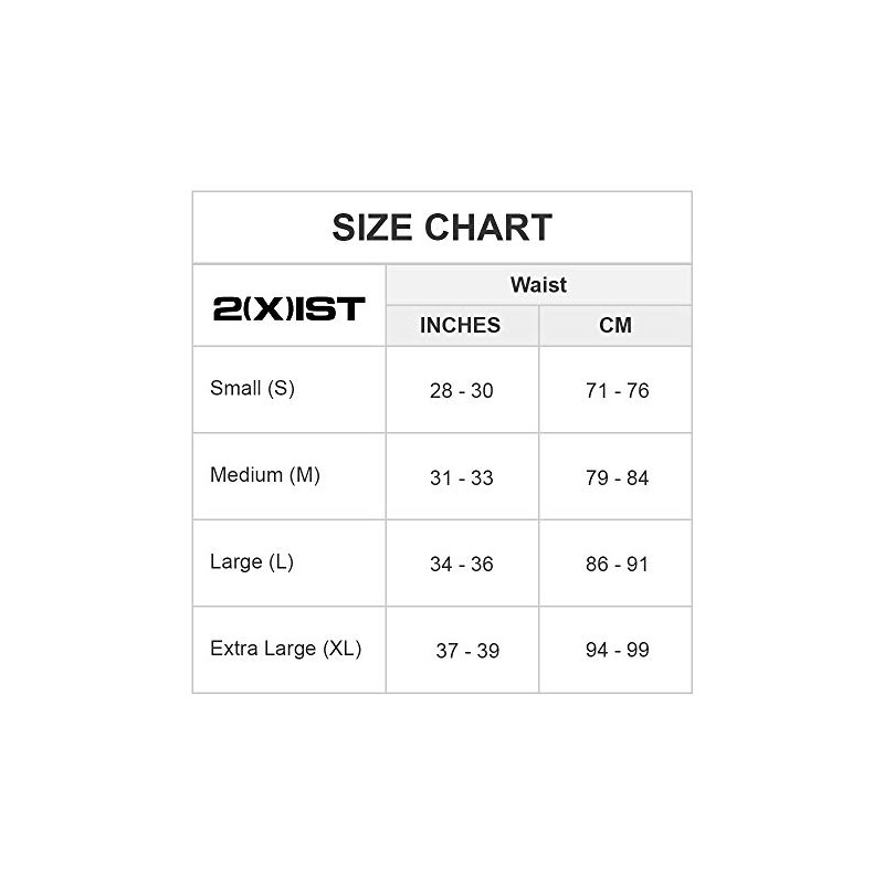 2(x)ist Men's 3-Pack Essential No-Show Trunk, White, Small