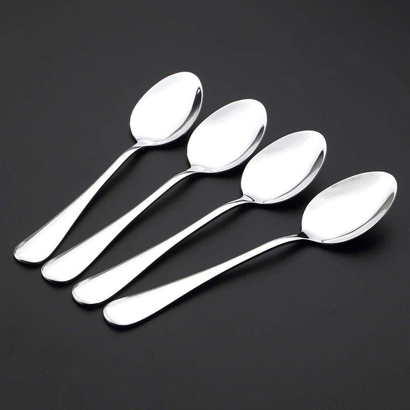 VANRA 4-Piece Children's Spoon Set Stainless Steel Cutlery Set 14