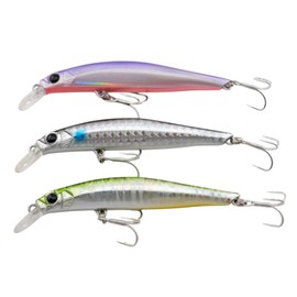 momolures - ULTIMA ARTIST 80mm Sinking Minnow for Bass, Seabass, Pike, Zander, Trout, Salmon lure fishing (80mm - 3pcs Assort #02)