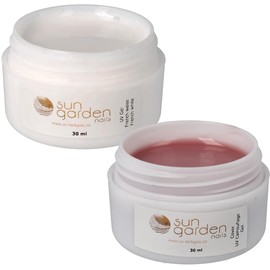 Sun Garden Nails UV French Gel White 30 ml + UV Cover Gel 30 ml