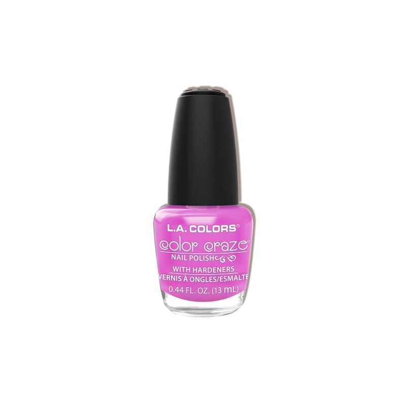 L.A. COLORS Color Craze Nail Polish, Orchid CNP618