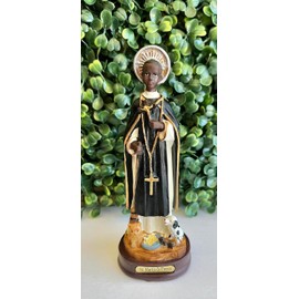 VC Statues Estatue San Martin de Porres 5.5"" Inch/St Martin of Porres Figurine Home Decor, Black