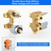 SKOWLL Shower Valve Kit Polished Chrome 3-Way Shower Mixing Valve