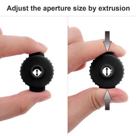 9pcs Black Plastic Quick Release Cymbal Nuts for 8mm Threaded Cymbal Stand Percussion Replacement Kits Cymbal Mate Nut