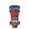 Pinewood Derby Racer Patch - Wolf Retro - Fully Embroidered - ClassB