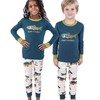 Lazy One Warm Long-Sleeved Kids' Pajamas for Girls and Boys,