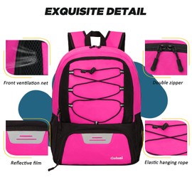 Goloni Soccer Bag, Basketball Bag with Ball Compartment & Shoe Compartment,Large Soccer Backpack for Basketball,Volleyball,Gym