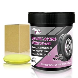 Greedy tree Ultimate Tire Shine Spray and Dressing – High Gloss Black Tire Polish with UV Protection, Long-Lasting Tire Coating Wax for Cars – Restores and Protects Tires with Quick-Acting Shine