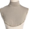 TERNCOEW Womens Turtleneck Fake Collar Islamic Hijab Extensions Solid Color