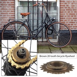 The Lord of the Tools 20 Teeth Bicycle Freewheel Single Speed Bicycle Metal Chain Wheel Freewheel Inner Diameter 34mm Outer Diameter 85mm Bicycle Accessories
