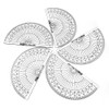 Ashton and Wright - 180 Degree Protractor - 10cm -