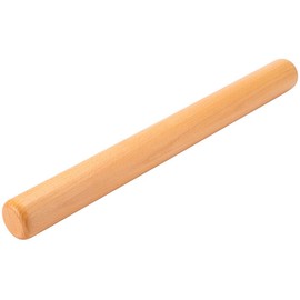 HONGLIDA Wood Rolling Pin Dough Roller, Wooden Rolling Pin for Baking Pasta Fondant 13 Inches - Straight