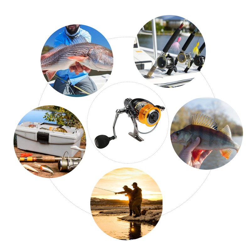 Left/Right Interchangeable Metal Spinning Fishing Reel Fish Bait High Speed