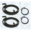 Universal Hardware Door Handle Spring Replacement Kit, 2.5 Turns Coil,