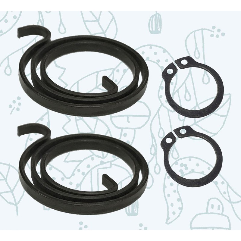 Universal Hardware Door Handle Spring Replacement Kit, 2.5 Turns Coil,