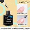 Top & Base Coat for Semi-Permanent Gel Nail Polish