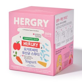 Hulgri Yogurt Lactobacillus Smoothie, 350g, 1 piece / 헐그리 요거트 유산균 스무디, 350g, 1개