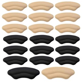 HABNI 10 Paar Fersenpolster Kleber Fersenpolster Bequem Weich Antirutsch Fersenschutz Für Zu Große Schuhe Gegen Blase Fersensporn Und Reibung Heel Pads Ferse Als Fersenkissen Für Damen Herren