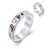 BELLNA Fidget ring rose flower for women (11)