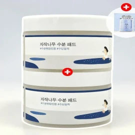 Round Lab Birch Moisture Pads 80 sheets (+80 sheets + Mugwort Hyal pad added) / 라운드랩 자작나무 수분 패드 80매 (+80매+쑥히알 패드 추가)
