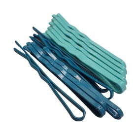 Topkids Accessories 24pc Bright Coloured Kirby Grip, Hair Clip, Bobby Pins, Simple Clips For Everyday Use, For Women & Men, Girls & Boys, Unisex Hair Pins (Black & White)