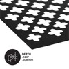 M-D Building Products 56018 Black Aluminum Sheet Cloverleaf 12 in.