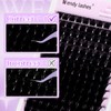 WENDY LASHES Lash Clusters, 200D D Curl DIY Eyelash Extensions
