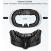 TRANSNOVO PU Face Cushion Pad Compatible with Meta Quest 3,