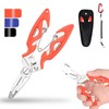 supregear Mini Fishing Pliers, Multi-Function Stainless Steel Tools with Split