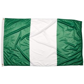 US Flag Store Nigeria Flag 3ft x 5ft Superknit Polyester
