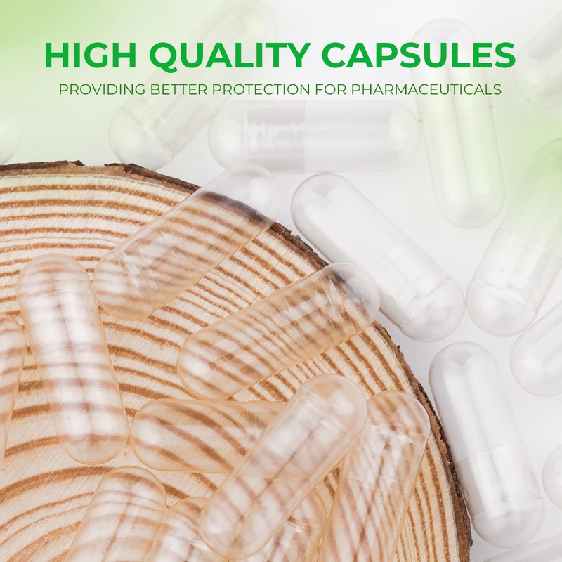 AngtaiJN Empty Vegan Capsules, 1 (1000 Pieces), Empty Capsules for