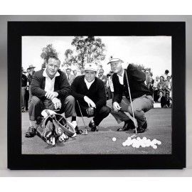 Legends Gallery Arnold Palmer & Jack Nicklaus and Gary Player  Framed 8x10 Photo