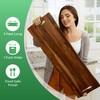 Large Acacia Serving Board with Handles, 36 x 12 Inch