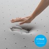 Lucid 3 Inch Ventilated Bamboo Charcoal Memory Foam Mattress Topper,