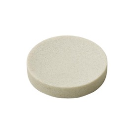 ideaco Stone Tray, Diameter 3.5 x Height 0.6 inches (9 x 1.5 cm), Amenity Tray, S stone sand white, Amenity Tray, S, Stone Sand White