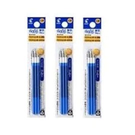 Pilot Gel Ink Refills for FriXion Ball 3 Gel Ink Multi Pen & FriXion Ball Slim 038 Gel Ink Pen, 0.38mm, Blue Ink, 3 Packs 9 refills total Value Set