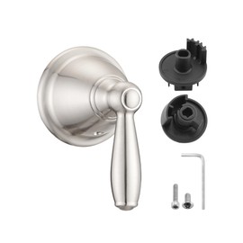 Replacement Shower Fuacet Handle Kit Compatible with Moen Posi-Temp& Chateau Faucets, Brushed Nickel