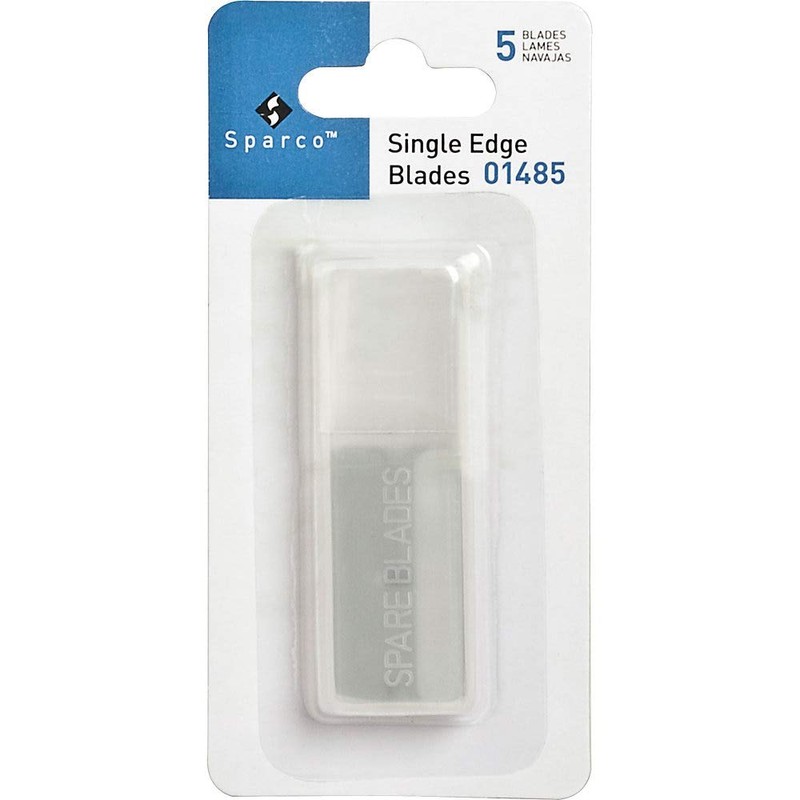 Single Edge Refill Blades, 5/PK