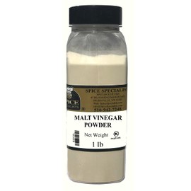 Malt Vinegar Powder in a resealable plastic bag - (1 lb. [16 oz.] ) - KOSHER