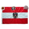 Austrian Flag with Eagle 60 x 90 cm - Austria