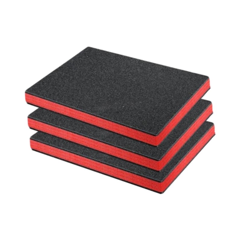 F Fityle 3x Tool Box Foam Insert High Density Shockproof